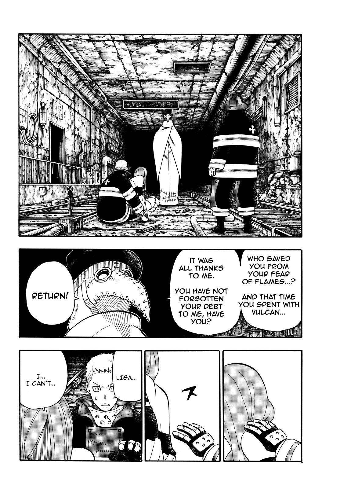 Enen no Shouboutai Chapter 76 page 6 - Chapter 76: Piercing Desire