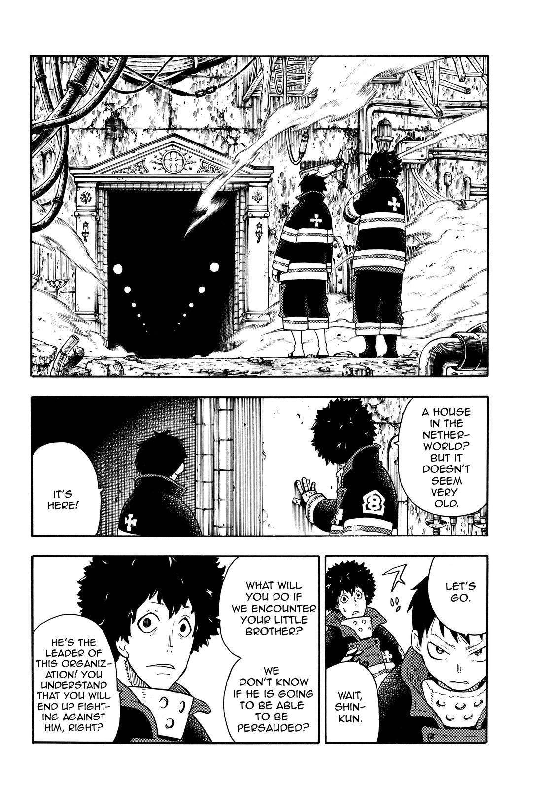 Enen no Shouboutai Chapter 78 page 6 - Chapter 78: Elder Brother and Younger Brother