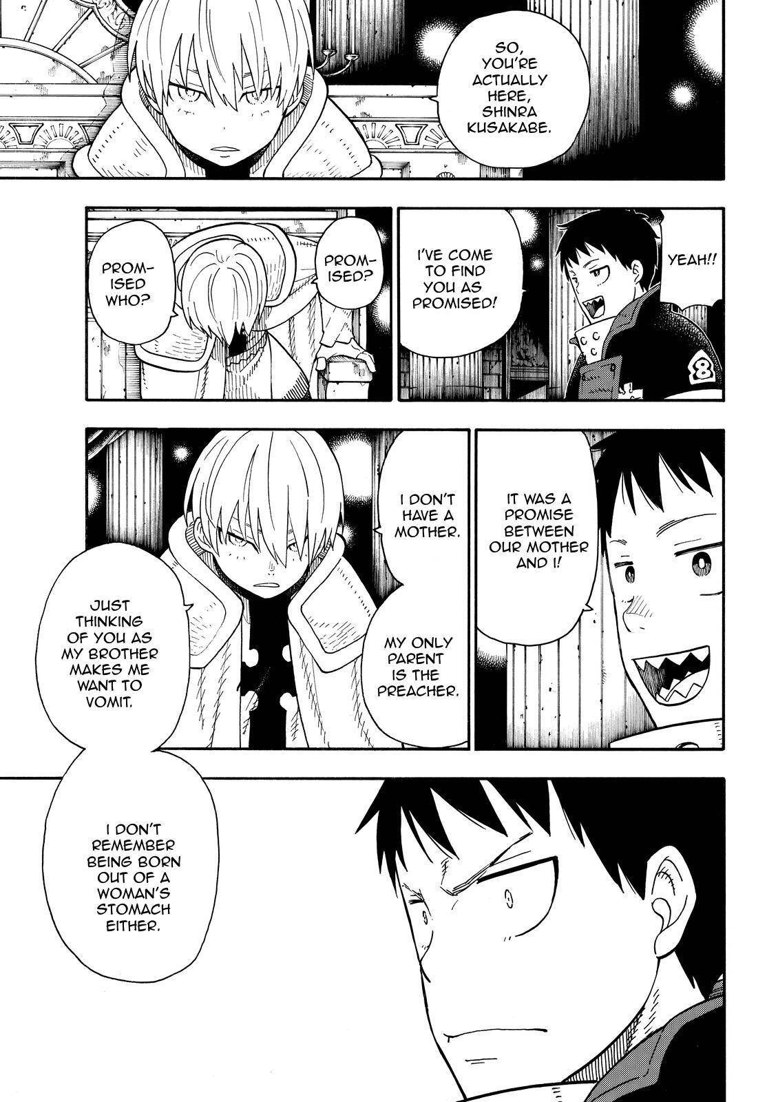 Enen no Shouboutai Chapter 78 page 9 - Chapter 78: Elder Brother and Younger Brother