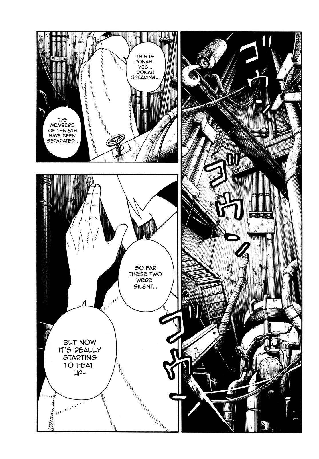 Enen no Shouboutai Chapter 79 page 1 - Chapter 79: Before the Fight to Death