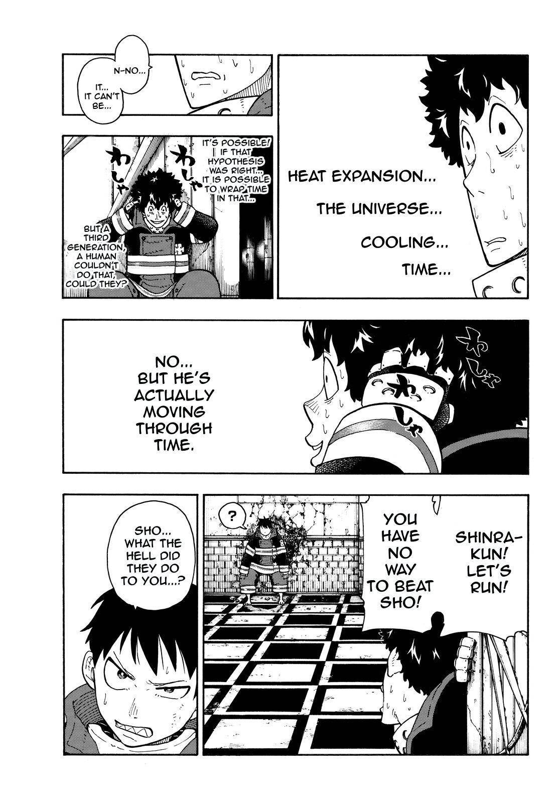 Enen no Shouboutai Chapter 79 page 18 - Chapter 79: Before the Fight to Death