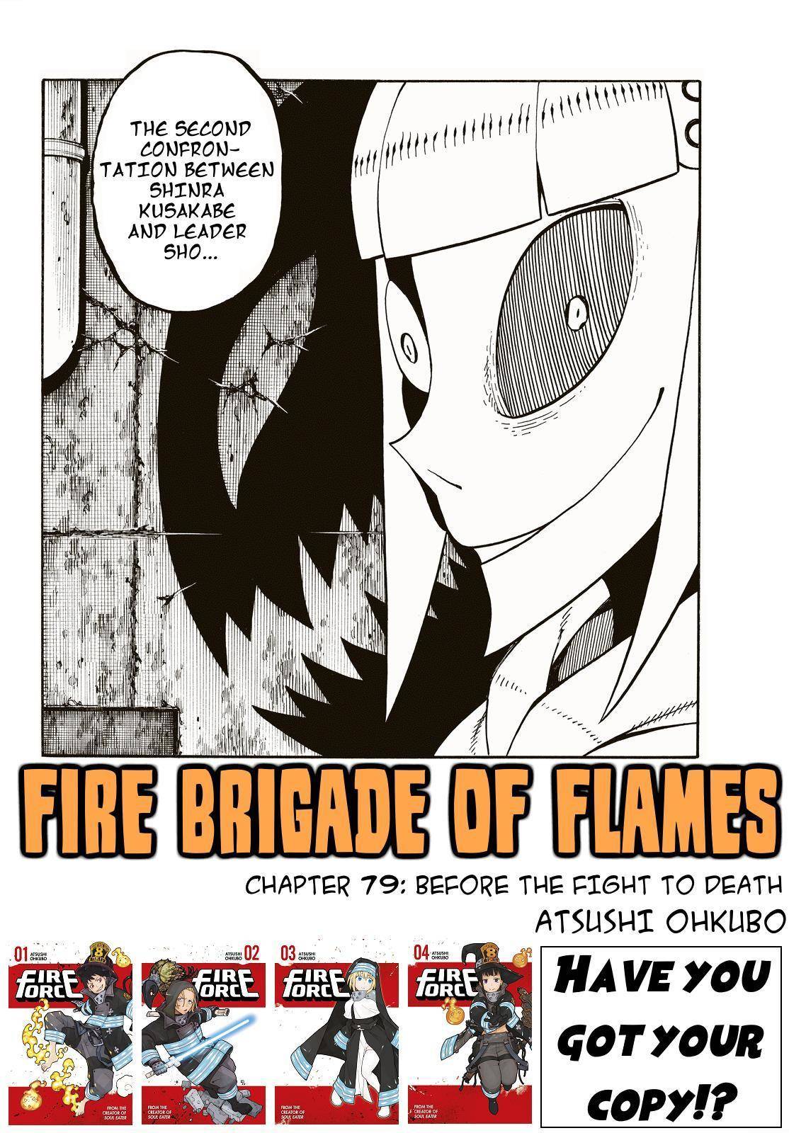 Enen no Shouboutai Chapter 79 page 3 - Chapter 79: Before the Fight to Death