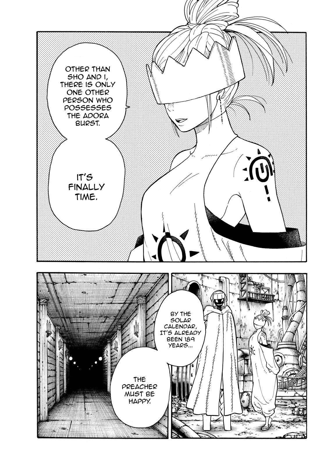 Enen no Shouboutai Chapter 79 page 8 - Chapter 79: Before the Fight to Death