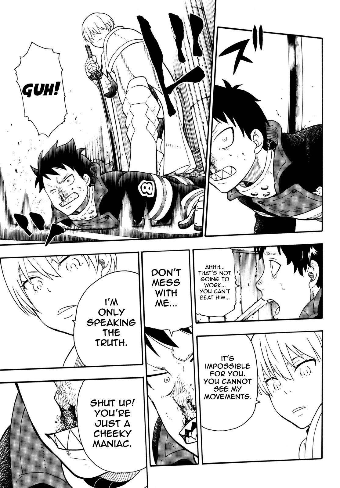 Enen no Shouboutai Chapter 80 page 13 - Chapter 80: Sho's Ability