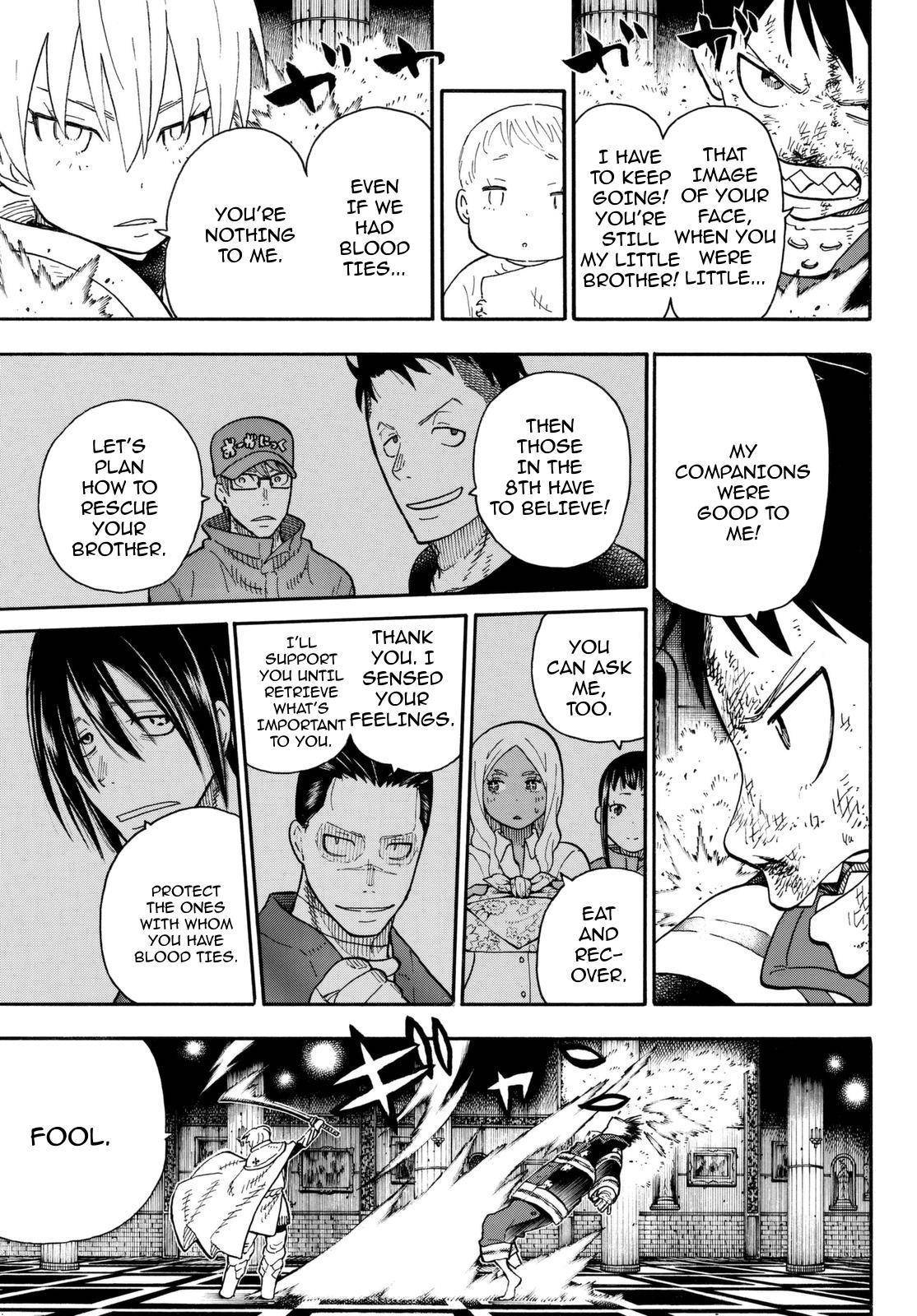 Enen no Shouboutai Chapter 81 page 13 - Chapter 81: A Brother's Willpower