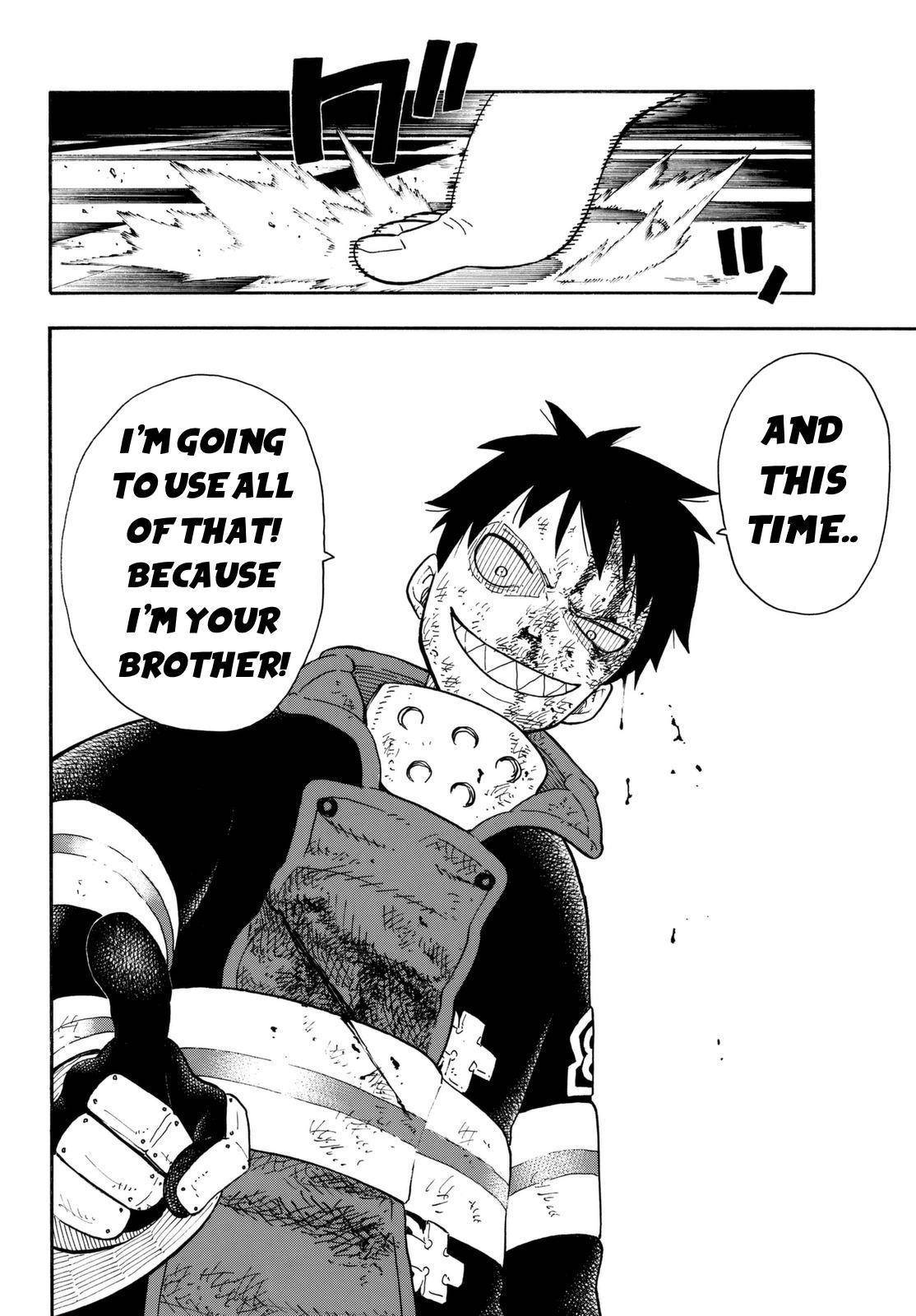 Enen no Shouboutai Chapter 81 page 14 - Chapter 81: A Brother's Willpower
