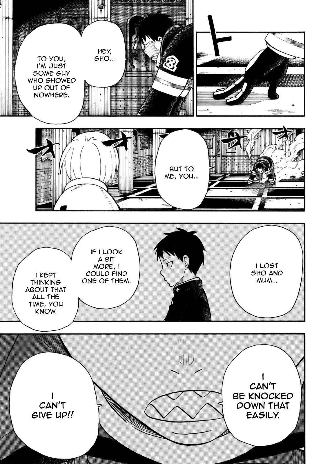 Enen no Shouboutai Chapter 81 page 15 - Chapter 81: A Brother's Willpower