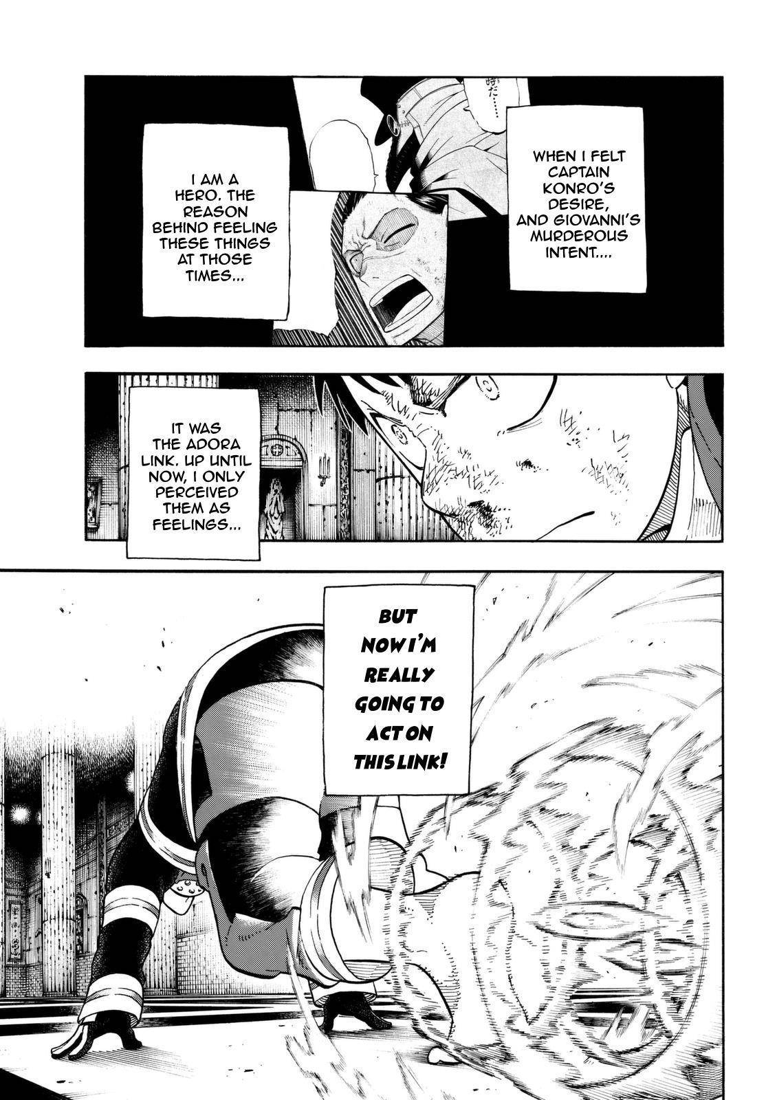 Enen no Shouboutai Chapter 81 page 9 - Chapter 81: A Brother's Willpower