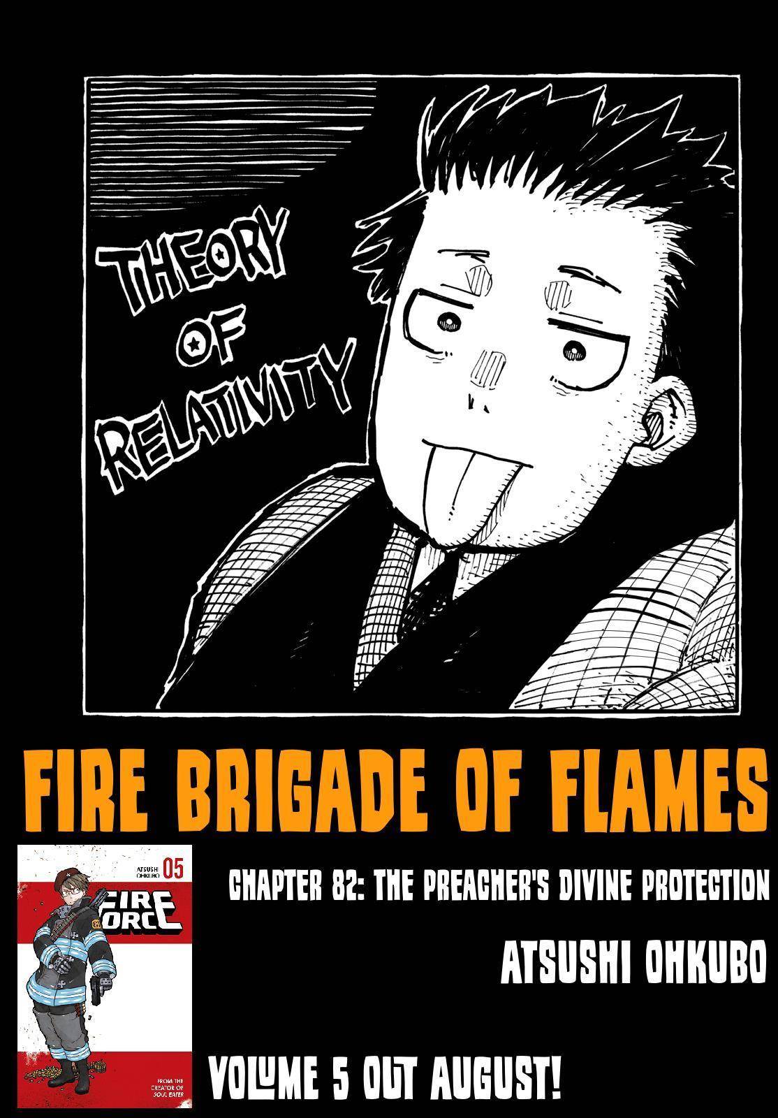 Enen no Shouboutai Chapter 82 page 1 - Chapter 82: The Preacher's Divine Protection