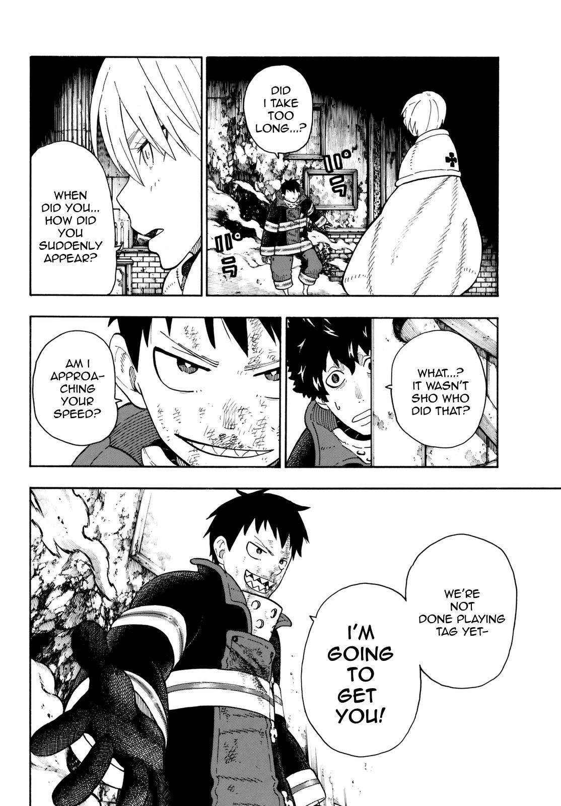 Enen no Shouboutai Chapter 82 page 10 - Chapter 82: The Preacher's Divine Protection