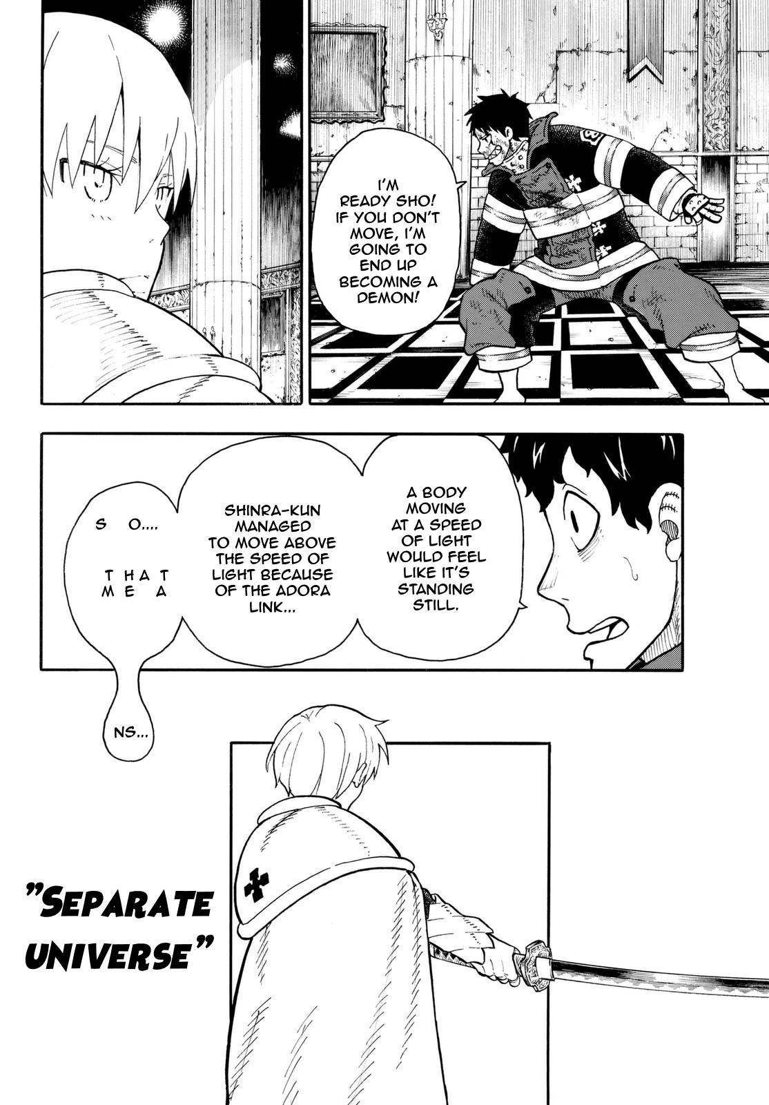 Enen no Shouboutai Chapter 82 page 16 - Chapter 82: The Preacher's Divine Protection