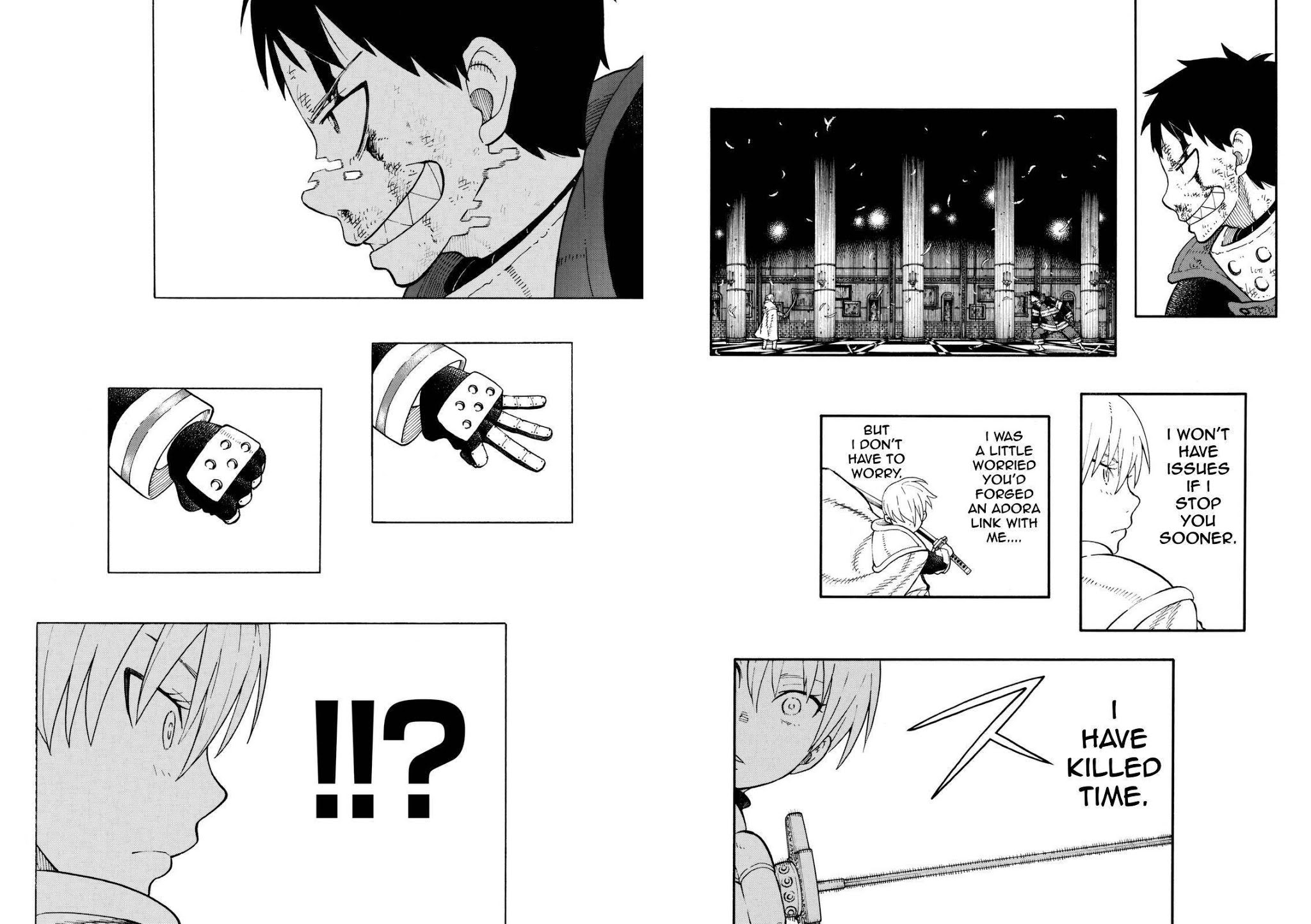 Enen no Shouboutai Chapter 82 page 17 - Chapter 82: The Preacher's Divine Protection