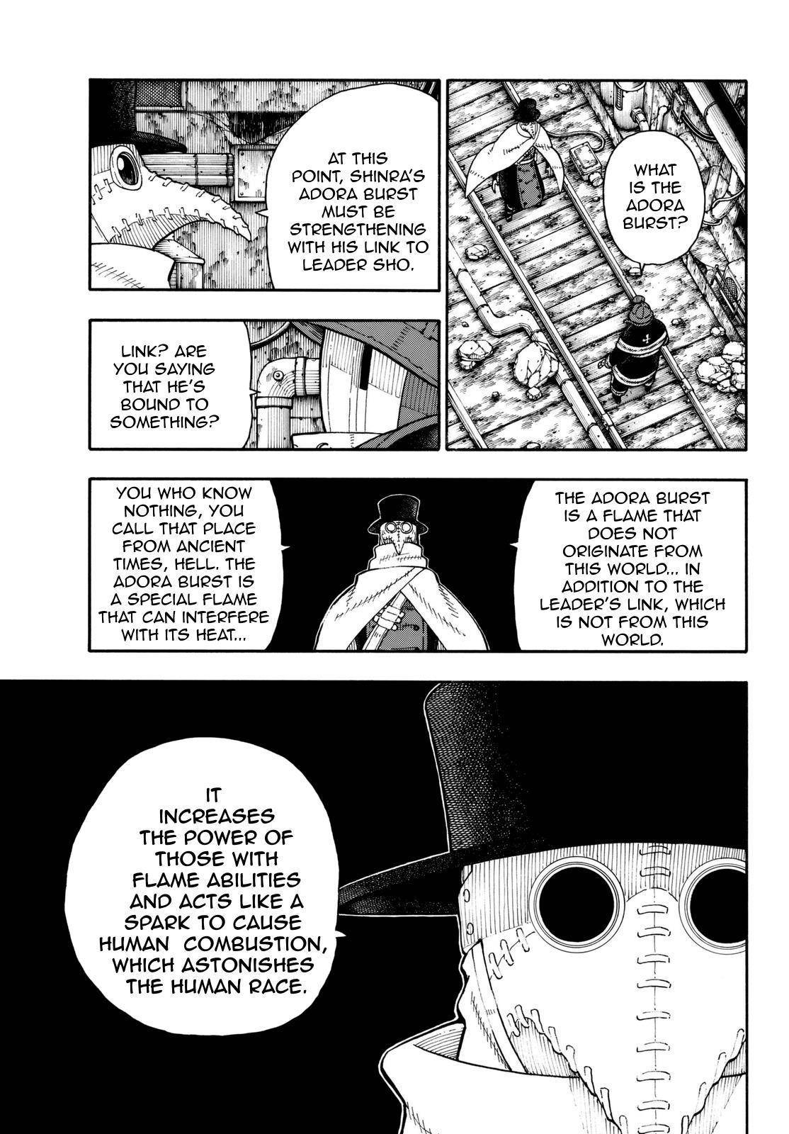 Enen no Shouboutai Chapter 82 page 3 - Chapter 82: The Preacher's Divine Protection