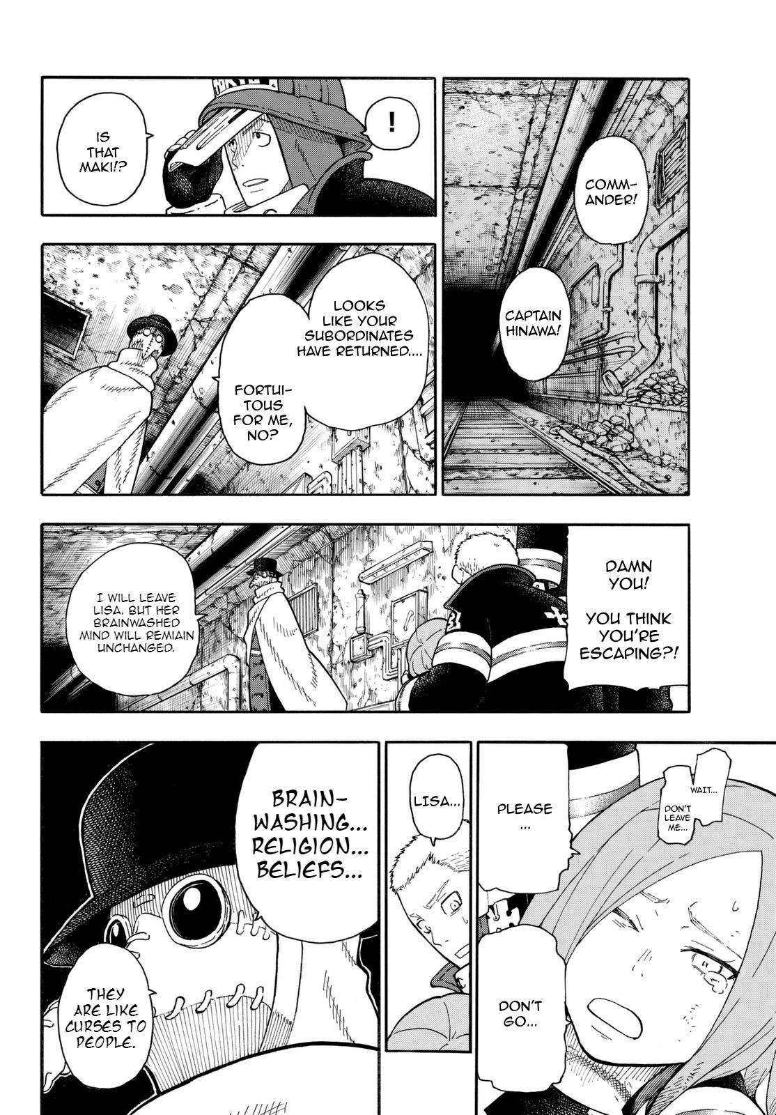 Enen no Shouboutai Chapter 82 page 6 - Chapter 82: The Preacher's Divine Protection