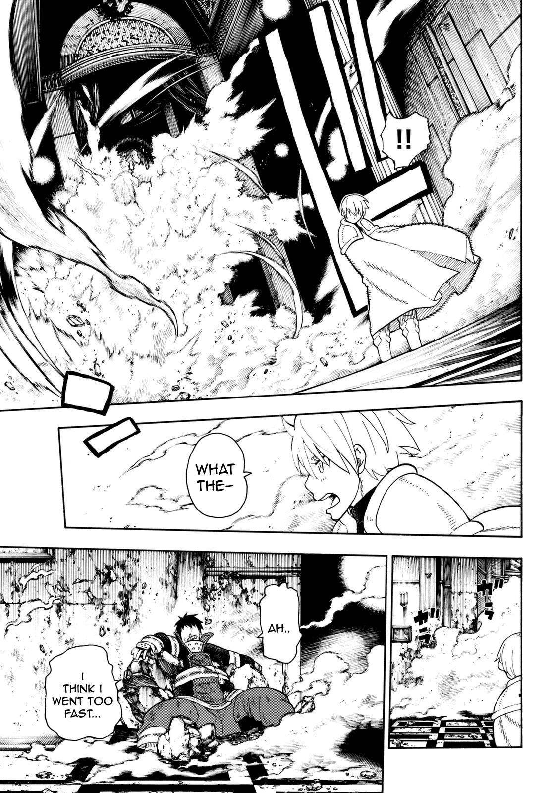 Enen no Shouboutai Chapter 82 page 9 - Chapter 82: The Preacher's Divine Protection