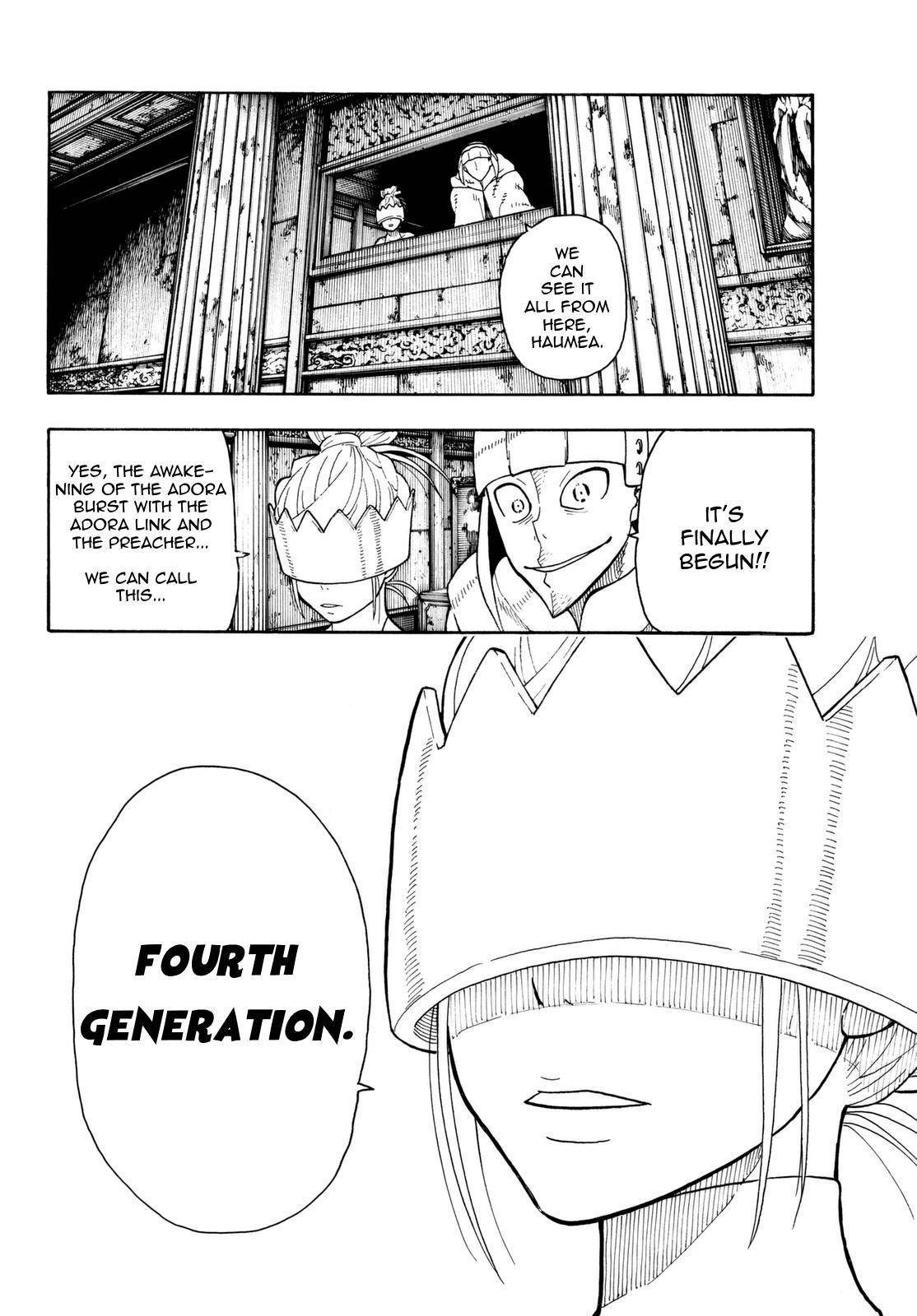 Enen no Shouboutai Chapter 83 page 4 - Chapter 83: Fourth Generation