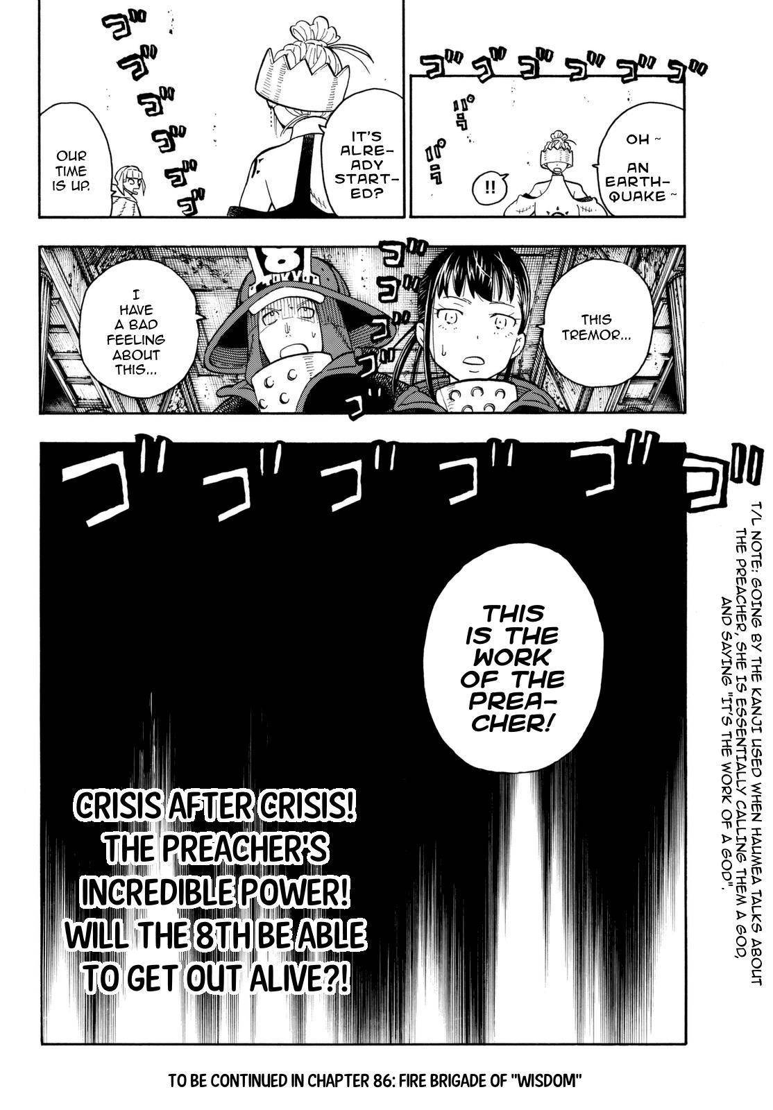Enen no Shouboutai Chapter 85 page 20 - Chapter 85: Plot Disclosed