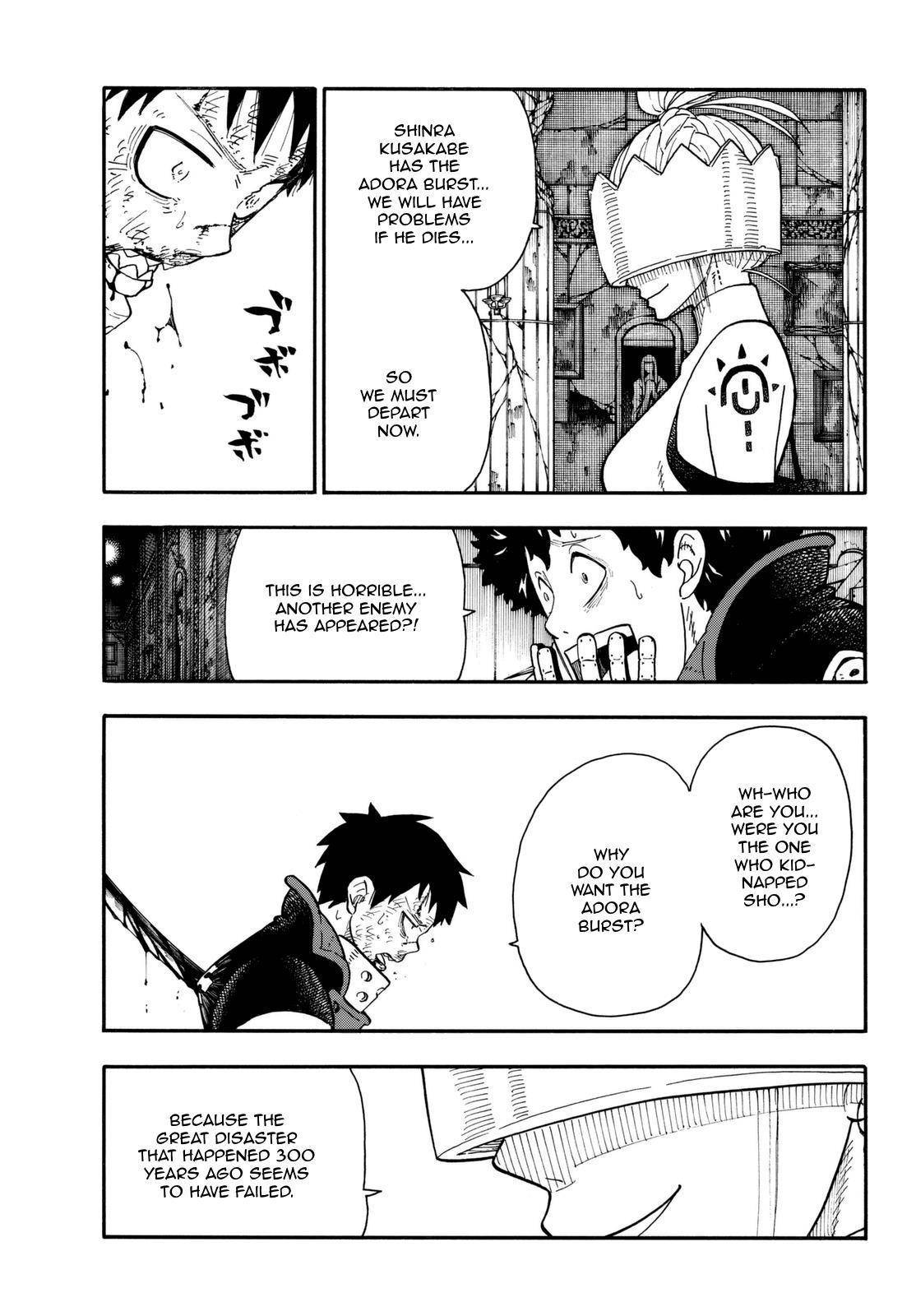 Enen no Shouboutai Chapter 85 page 3 - Chapter 85: Plot Disclosed
