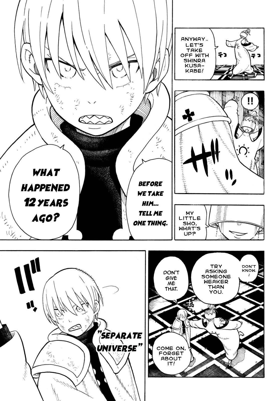 Enen no Shouboutai Chapter 85 page 5 - Chapter 85: Plot Disclosed