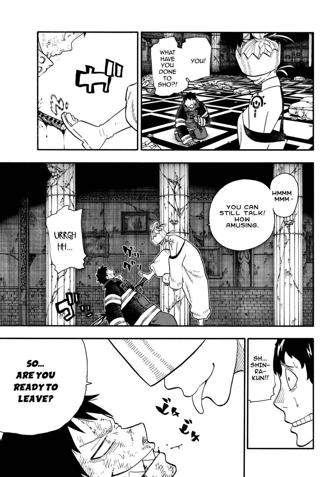 Enen no Shouboutai Chapter 85 page 9 - Chapter 85: Plot Disclosed