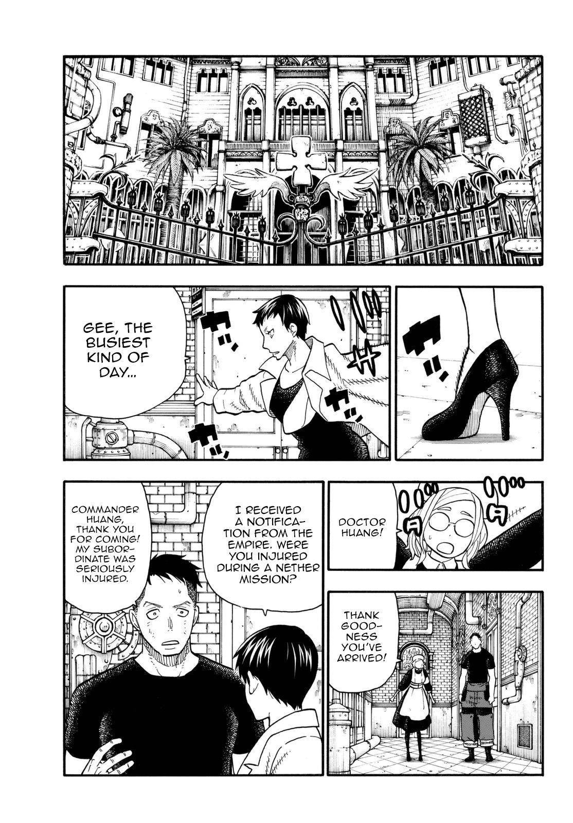 Enen no Shouboutai Chapter 86 page 15 - Chapter 86: "Recovery"