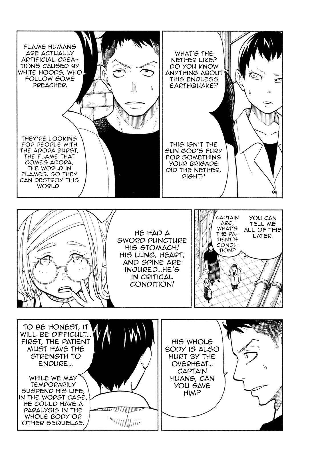 Enen no Shouboutai Chapter 86 page 16 - Chapter 86: "Recovery"