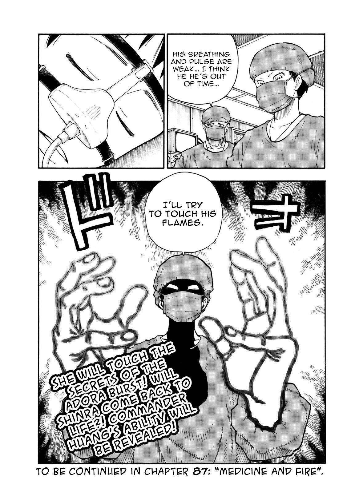Enen no Shouboutai Chapter 86 page 19 - Chapter 86: "Recovery"