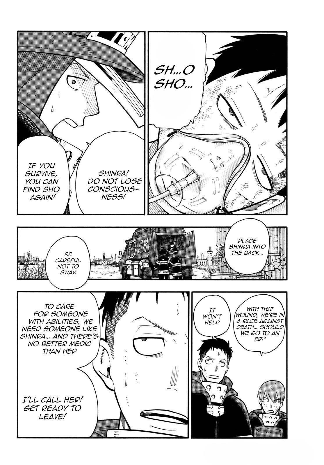 Enen no Shouboutai Chapter 86 page 6 - Chapter 86: "Recovery"