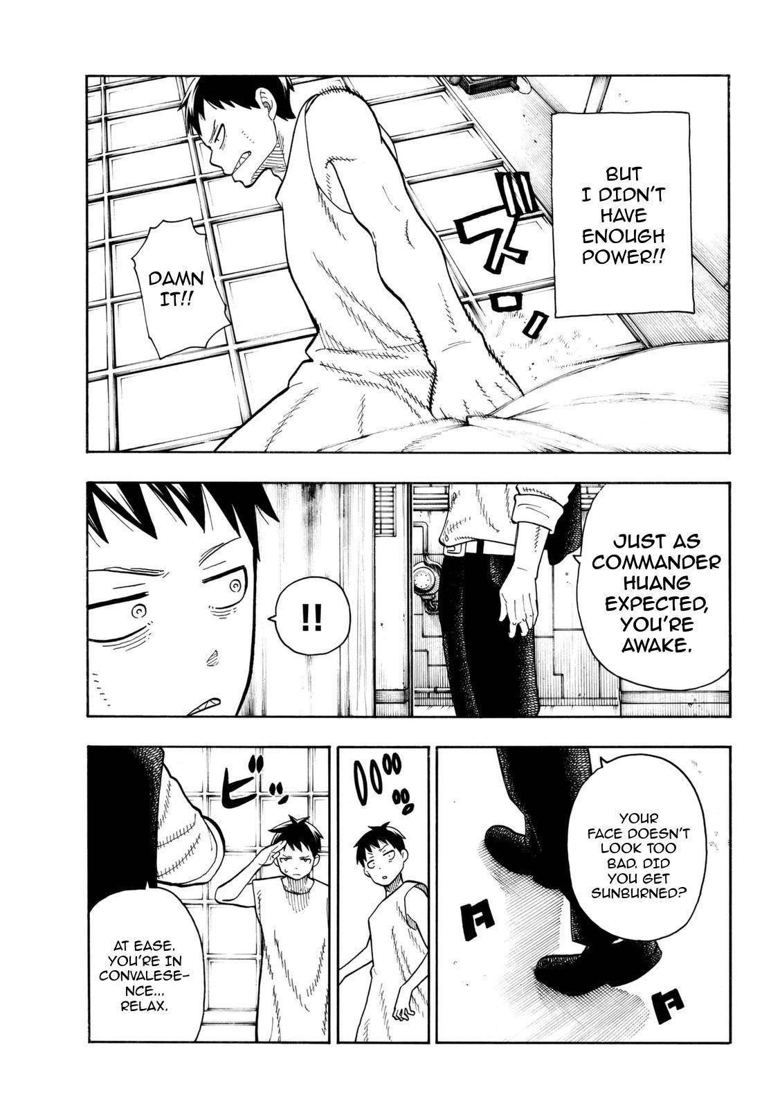 Enen no Shouboutai Chapter 87 page 17 - Chapter 87: Medicine and Fire