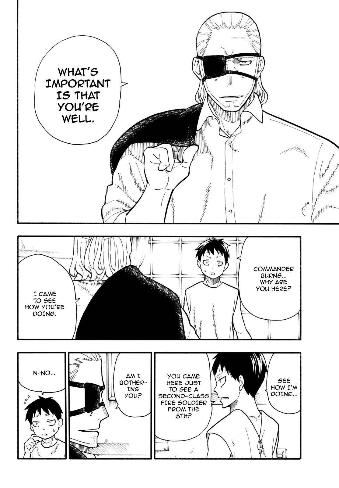 Enen no Shouboutai Chapter 87 page 18 - Chapter 87: Medicine and Fire
