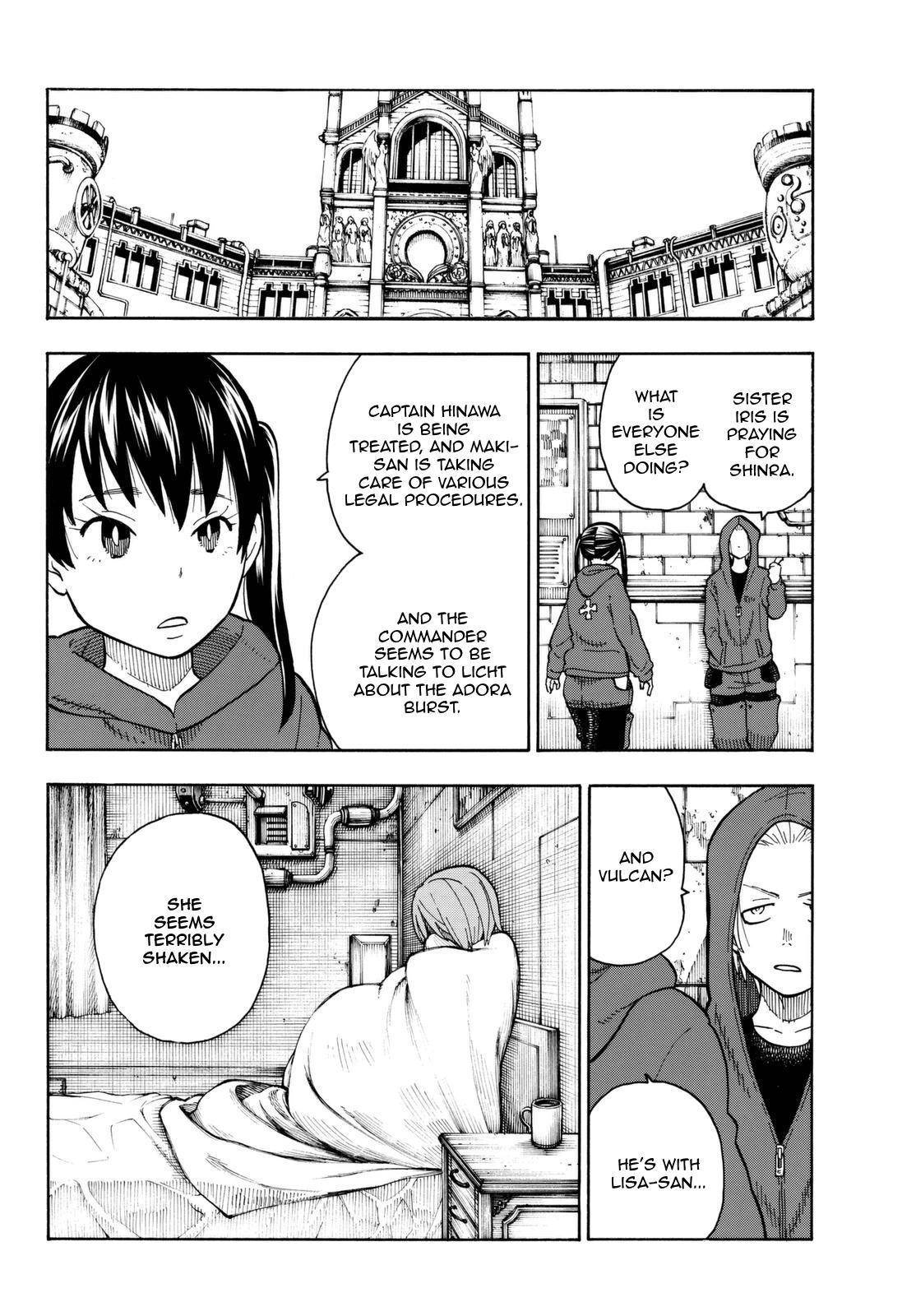 Enen no Shouboutai Chapter 87 page 2 - Chapter 87: Medicine and Fire