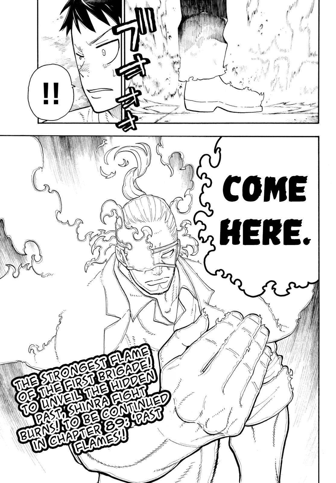 Enen no Shouboutai Chapter 88 page 19 - Chapter 88: "The Past and the Present"