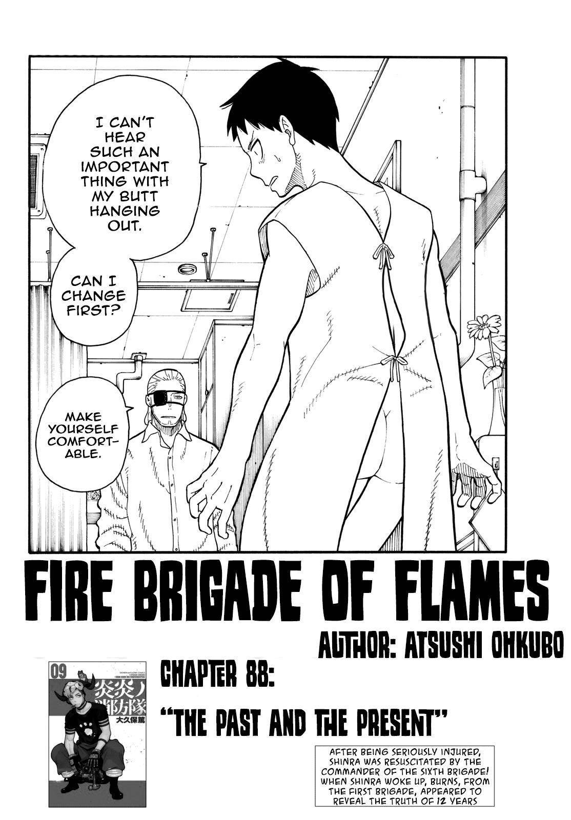 Enen no Shouboutai Chapter 88 page 2 - Chapter 88: "The Past and the Present"