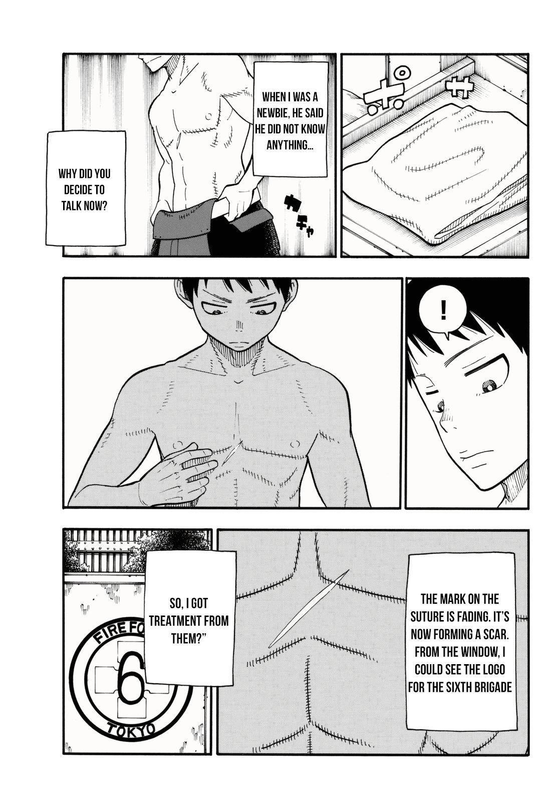 Enen no Shouboutai Chapter 88 page 3 - Chapter 88: "The Past and the Present"