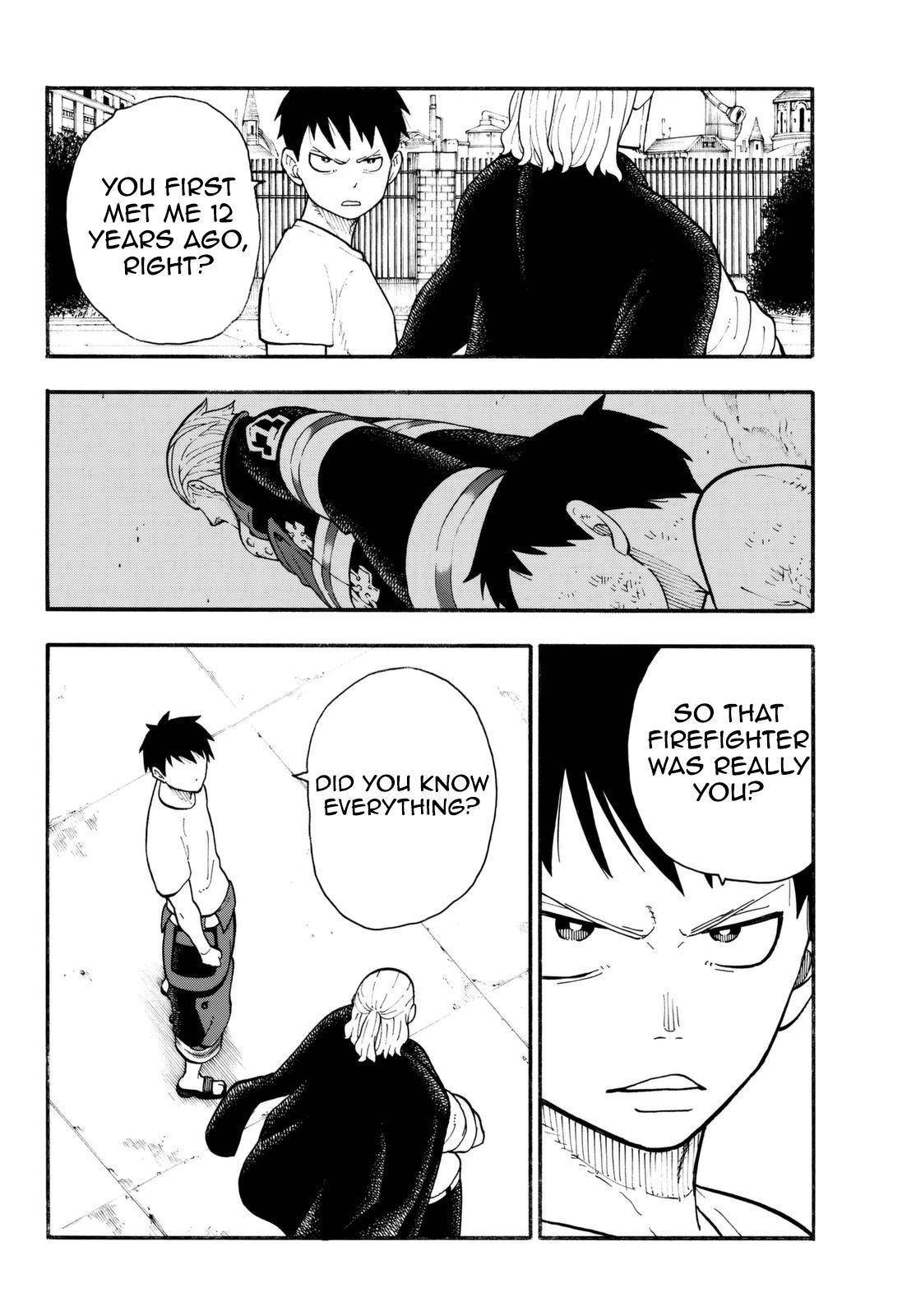 Enen no Shouboutai Chapter 88 page 6 - Chapter 88: "The Past and the Present"
