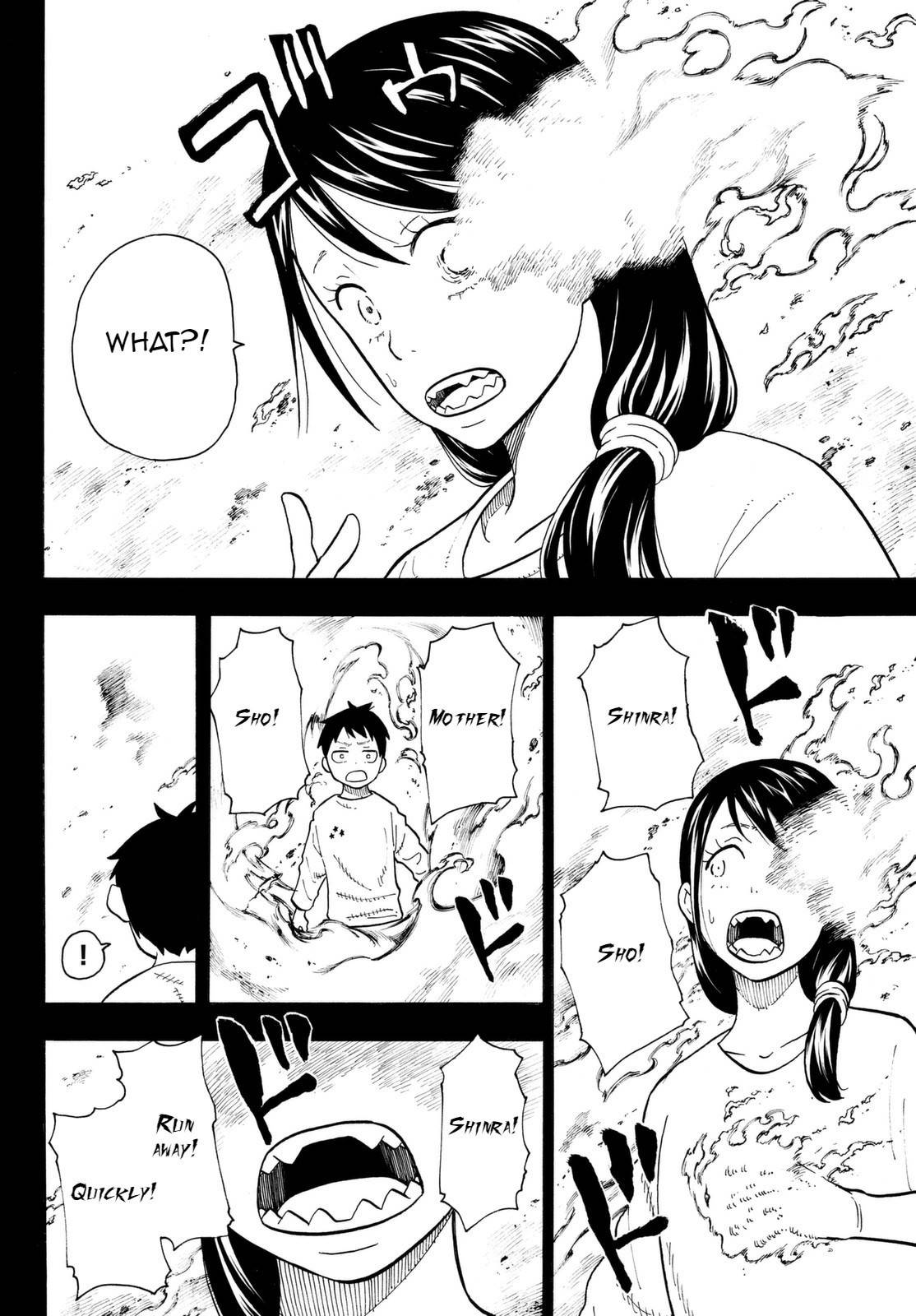 Enen no Shouboutai Chapter 89 page 14 - Chapter 89: The Burning Past