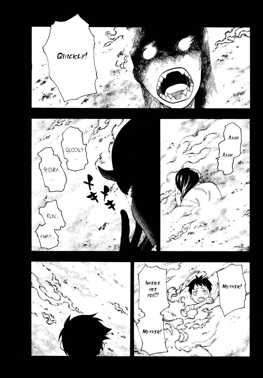 Enen no Shouboutai Chapter 89 page 15 - Chapter 89: The Burning Past