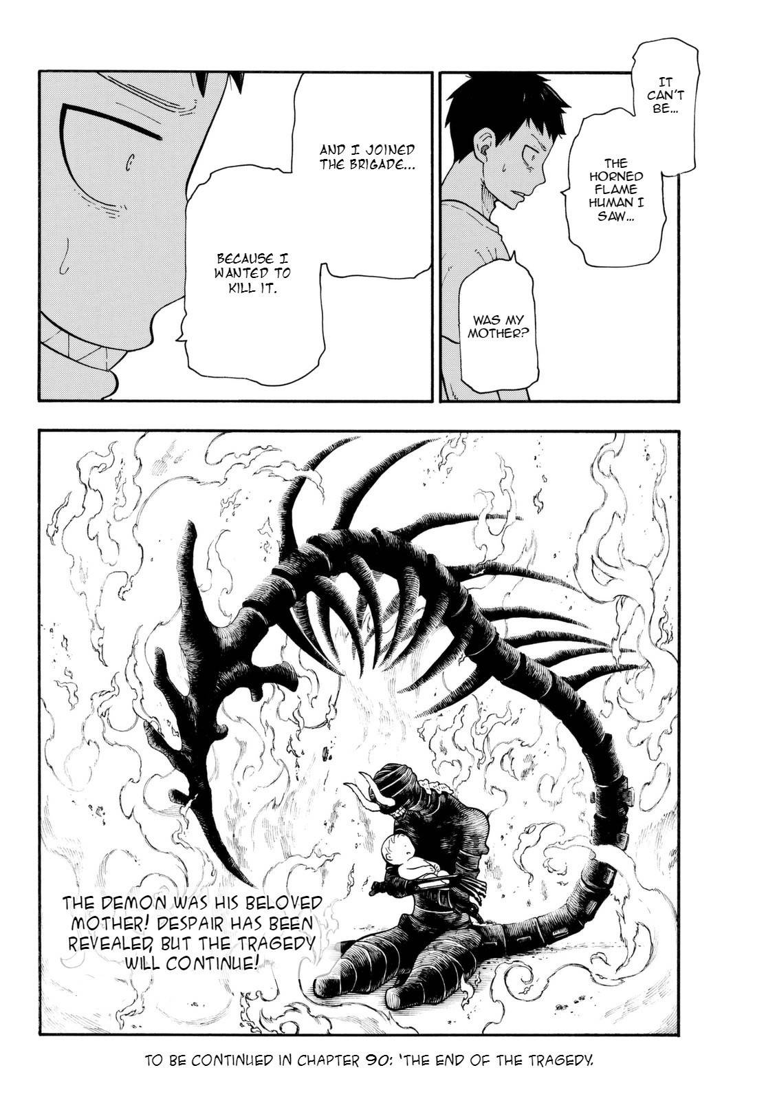 Enen no Shouboutai Chapter 89 page 20 - Chapter 89: The Burning Past