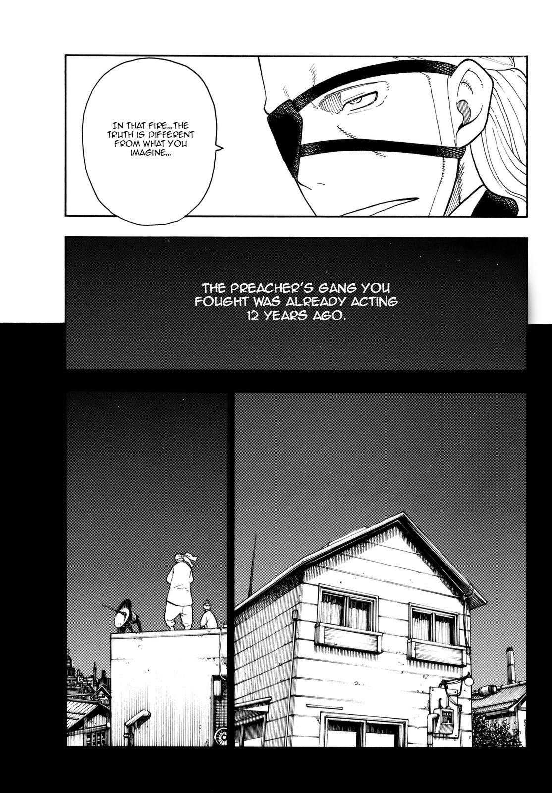 Enen no Shouboutai Chapter 89 page 9 - Chapter 89: The Burning Past