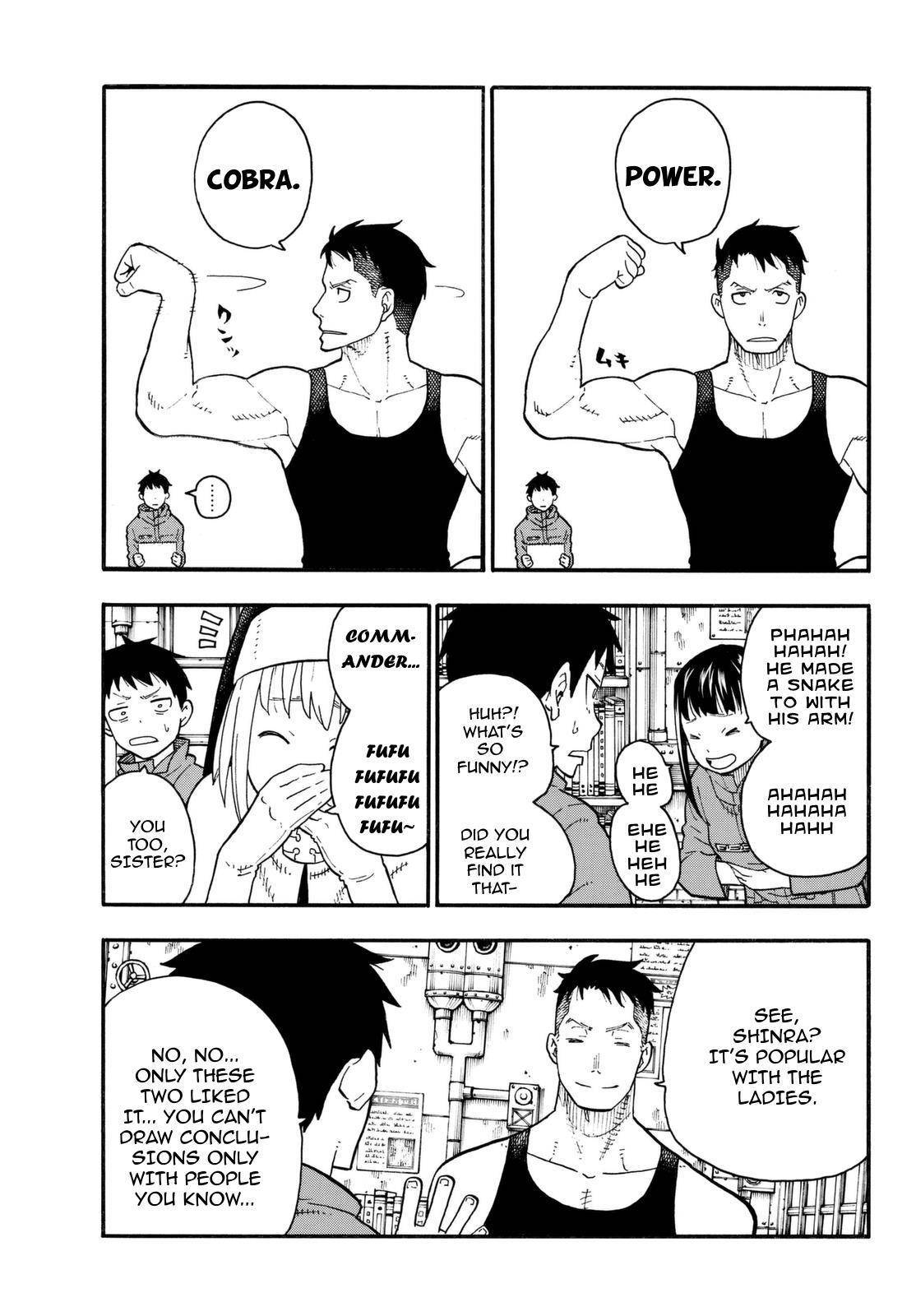 Enen no Shouboutai Chapter 91 page 18 - Chapter 91: Fight Between Men