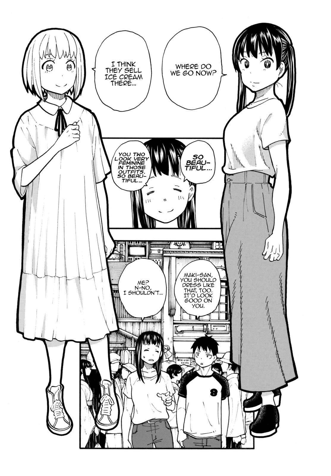 Enen no Shouboutai Chapter 92 page 10 - Chapter 92: The Lieutenant's Transformation Project