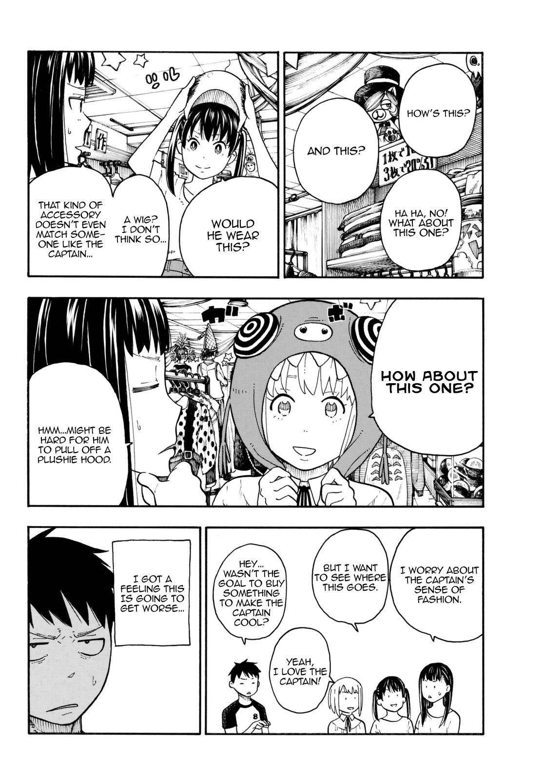 Enen no Shouboutai Chapter 92 page 13 - Chapter 92: The Lieutenant's Transformation Project