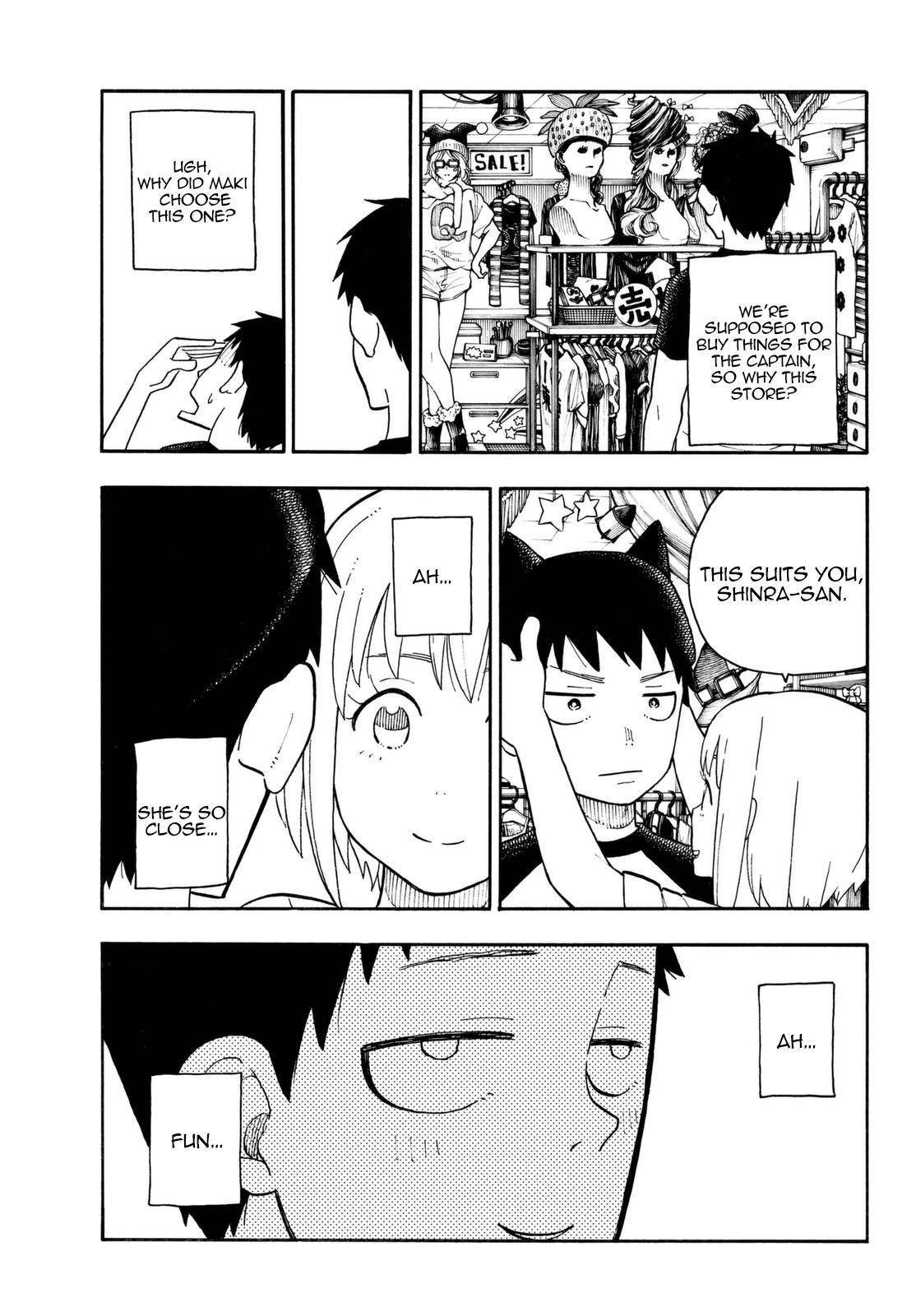 Enen no Shouboutai Chapter 92 page 14 - Chapter 92: The Lieutenant's Transformation Project