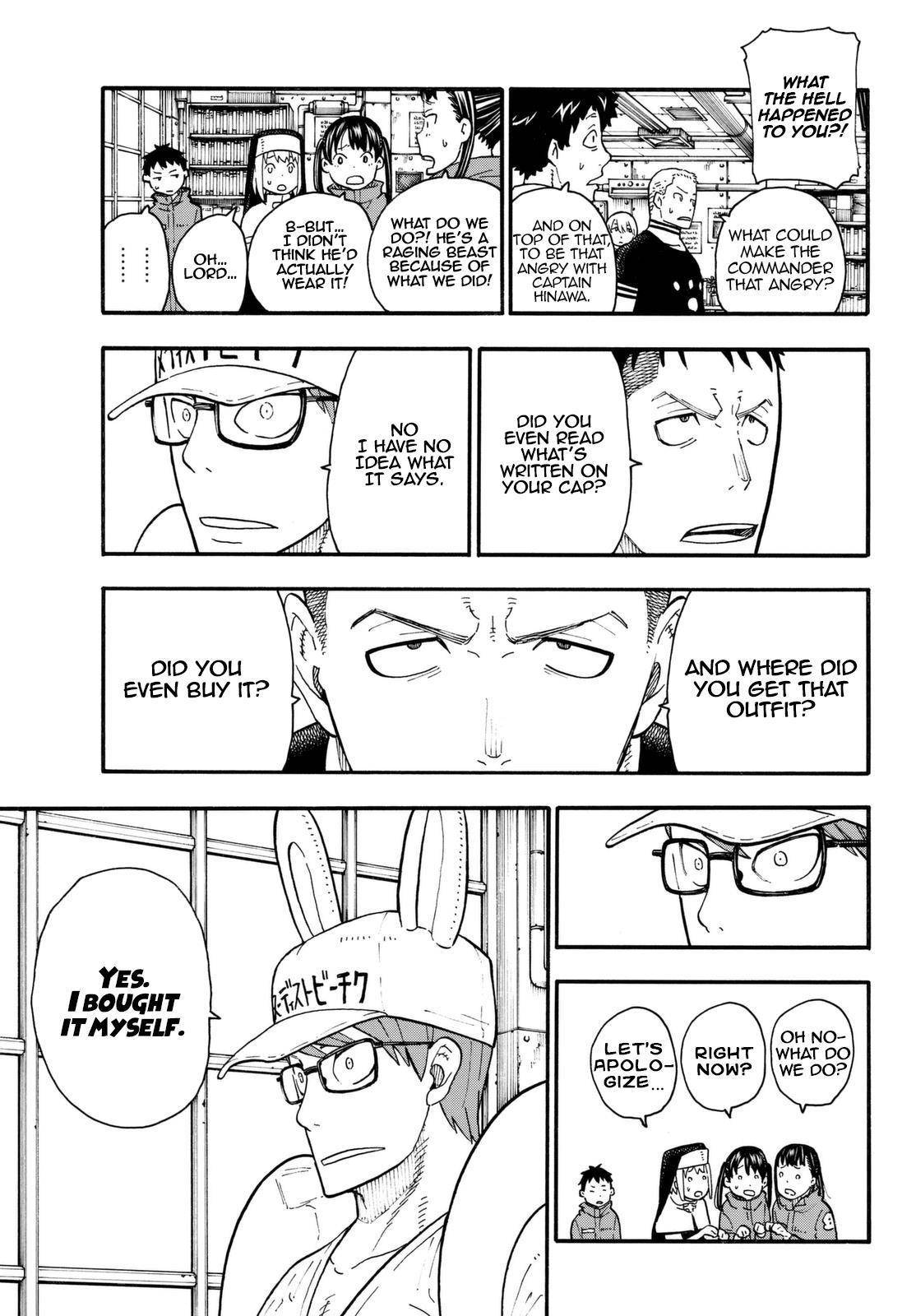 Enen no Shouboutai Chapter 92 page 18 - Chapter 92: The Lieutenant's Transformation Project