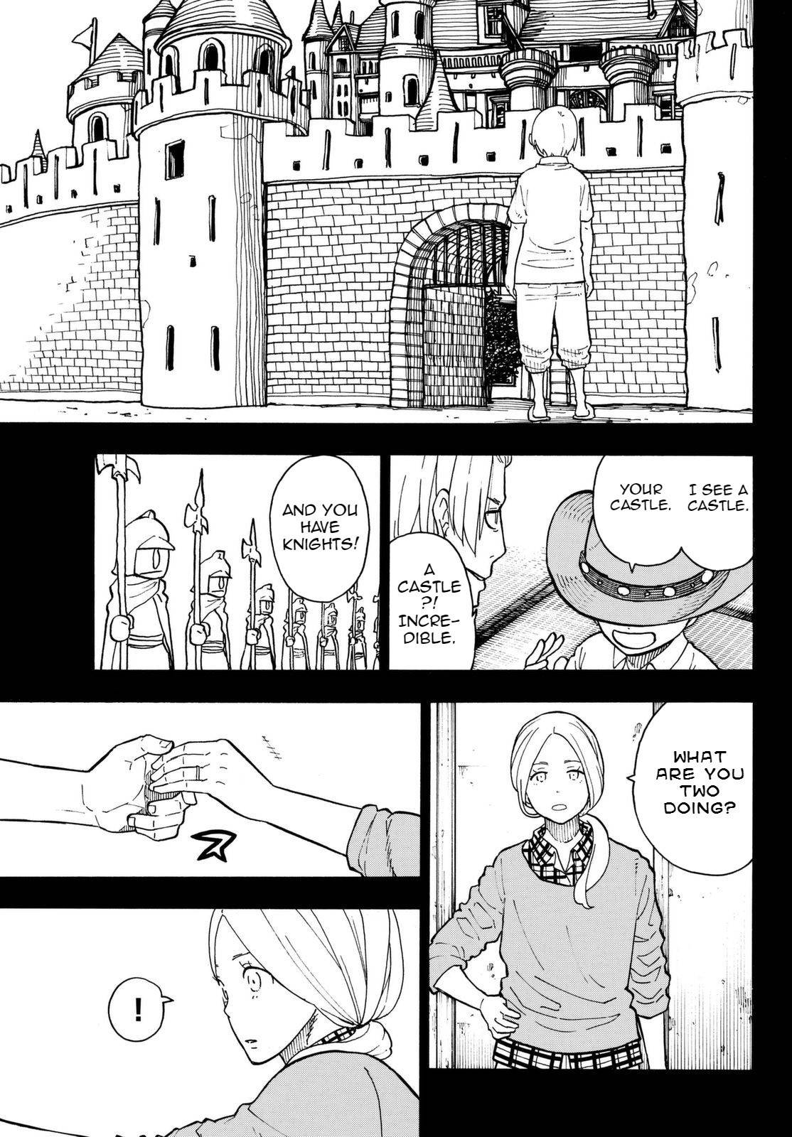 Enen no Shouboutai Chapter 97 page 10 - Chapter 97: The Relationship with the Knight King