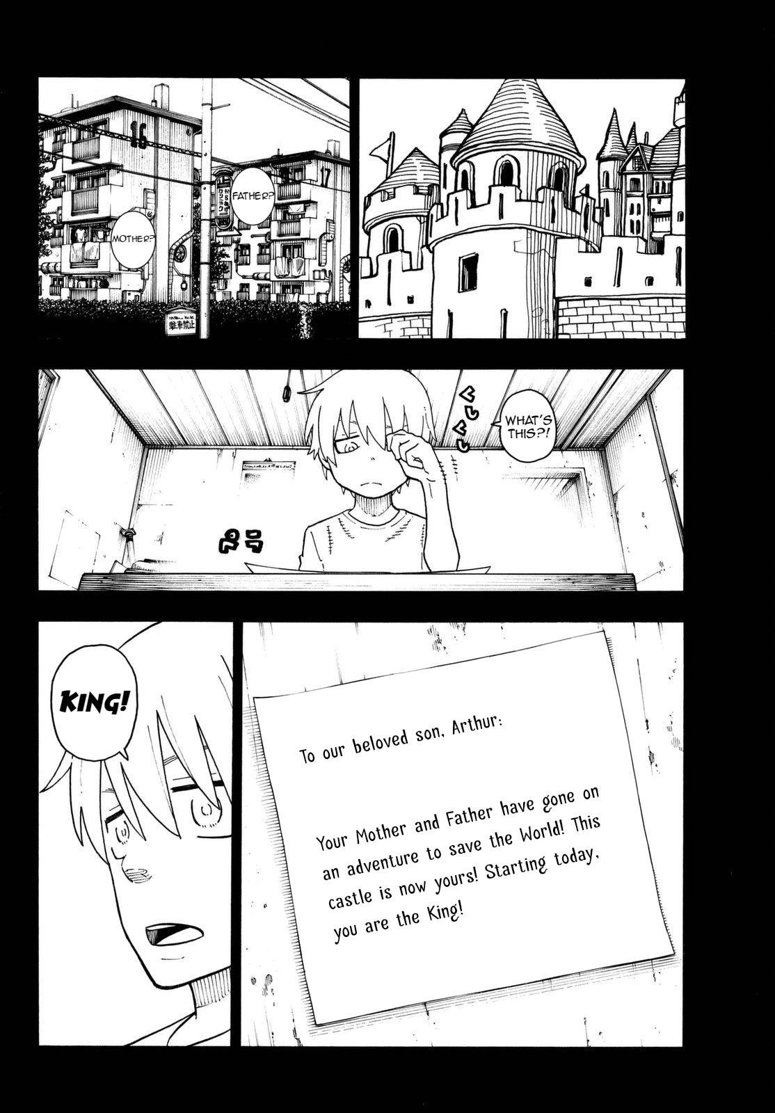 Enen no Shouboutai Chapter 97 page 13 - Chapter 97: The Relationship with the Knight King