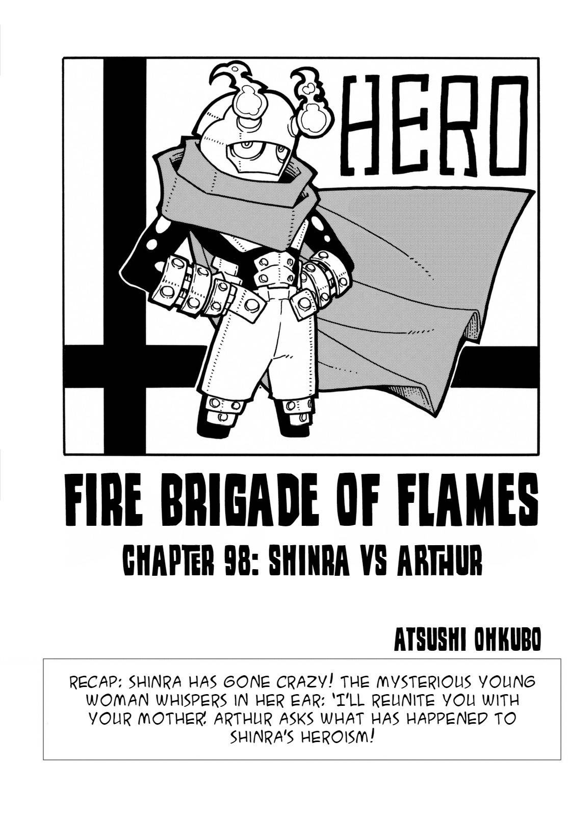 Enen no Shouboutai Chapter 98 page 4 - Chapter 98: Shinra vs Arthur