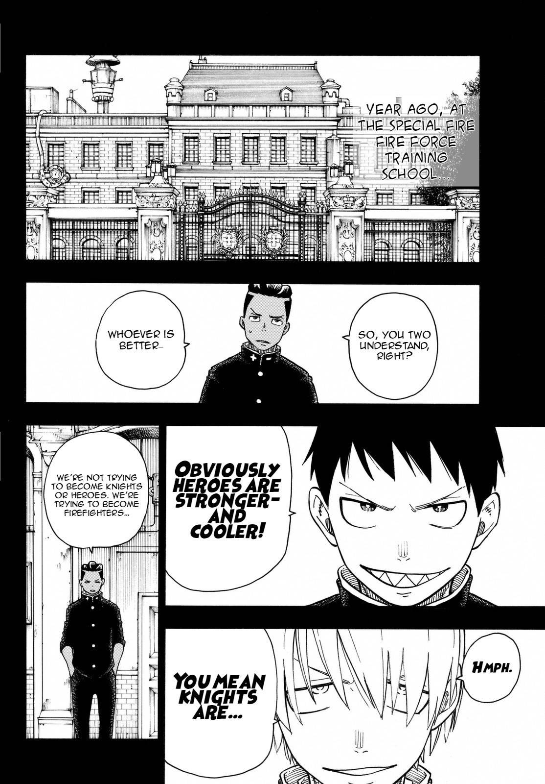 Enen no Shouboutai Chapter 98 page 5 - Chapter 98: Shinra vs Arthur