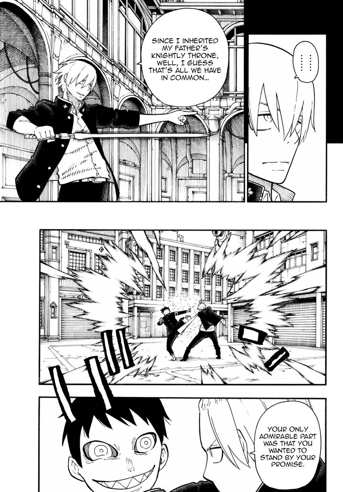 Enen no Shouboutai Chapter 98 page 8 - Chapter 98: Shinra vs Arthur
