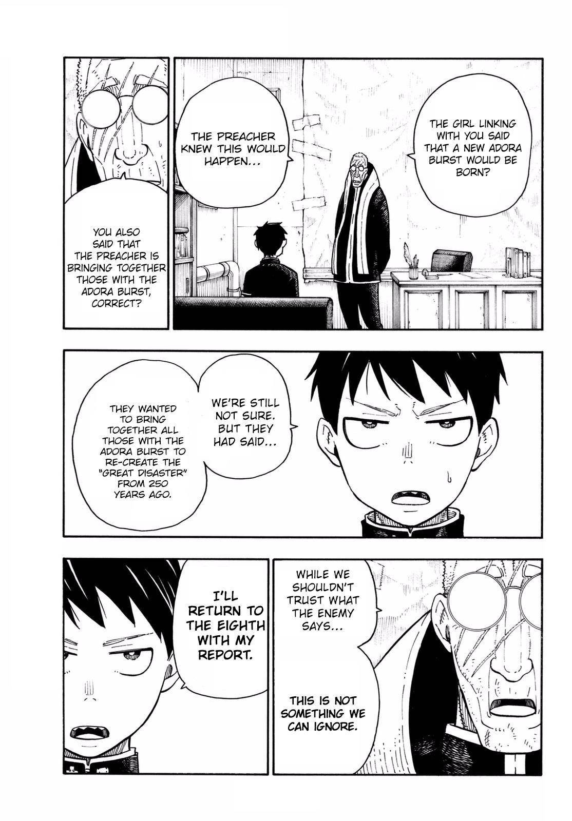 Enen no Shouboutai Chapter 99 page 4 - Chapter 99: New Kindling